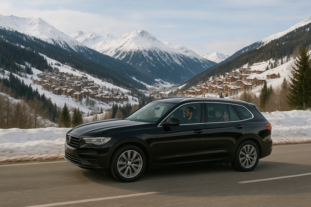 Transfert Lyon → Méribel avec Lyon VTC