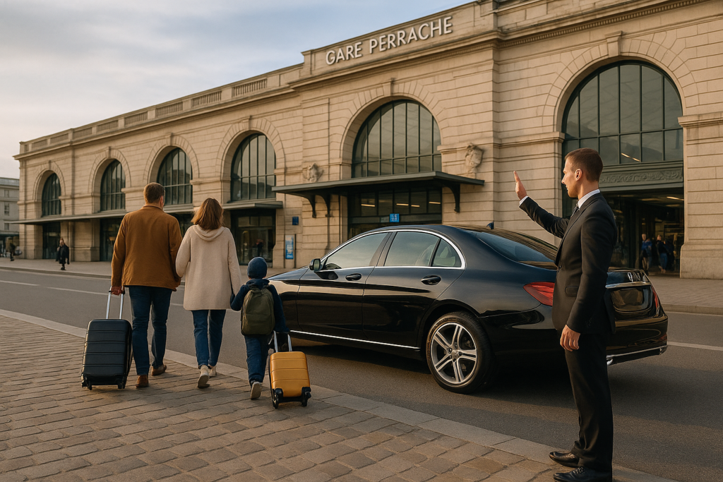 Gare Perrache Lyon avec Lyon VTC