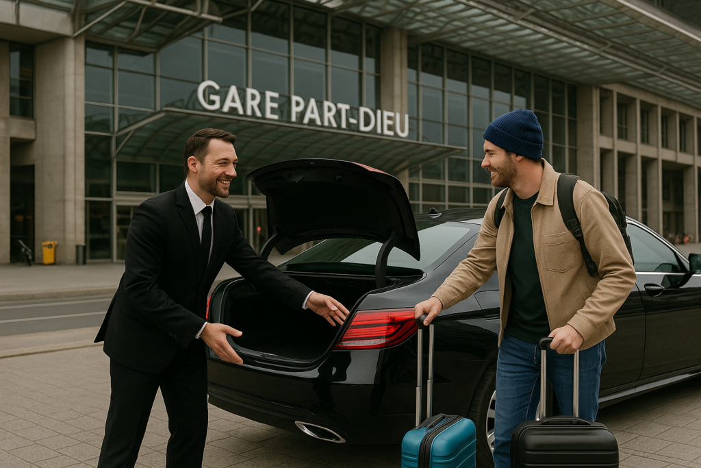 Gare Perrache Lyon avec Lyon VTC