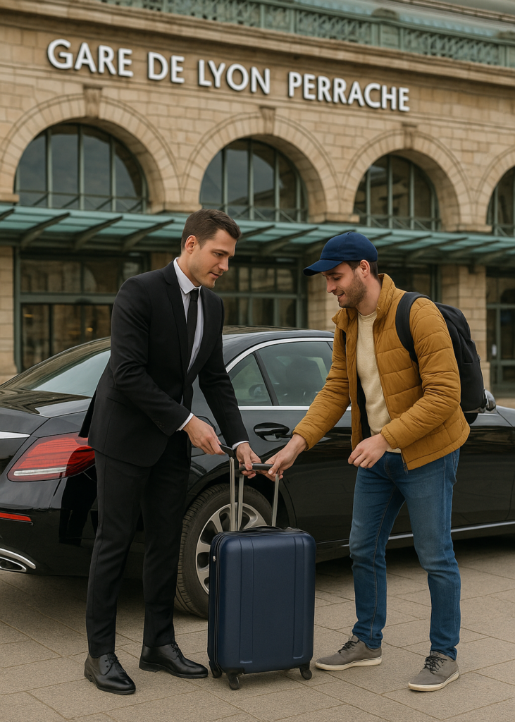 Gare Perrache Lyon avec Lyon VTC