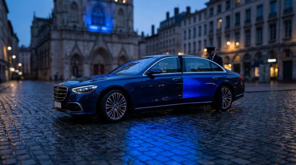 Chauffeur privé VTC à Lyon offrant un service de transport premium