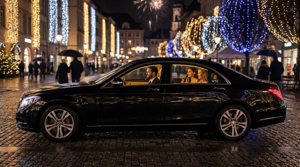 Chauffeur privé VTC à Lyon pour le réveillon du Nouvel An 2025
