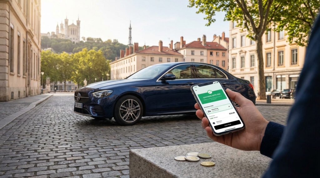 VTC Lyon pas cher - chauffeur privé avec tarif fixe pour un trajet économique