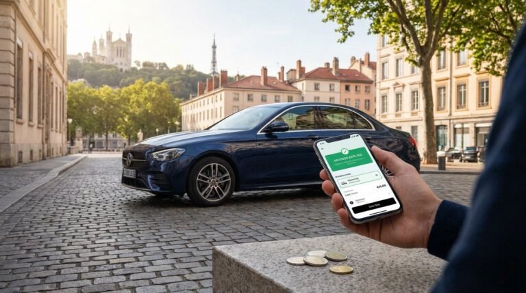 VTC Lyon pas cher - chauffeur privé avec tarif fixe pour un trajet économique
