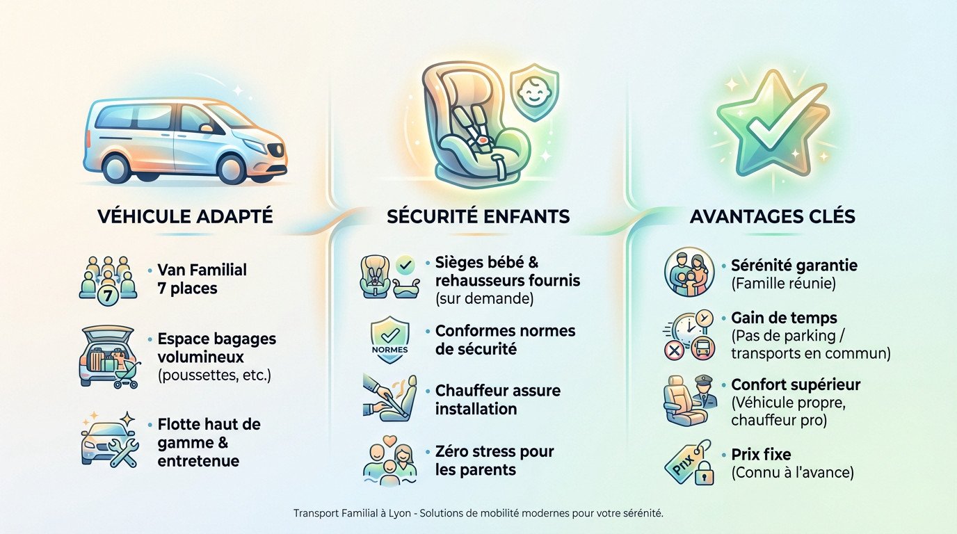 Chauffeur VTC chargeant des bagages dans un van familial spacieux à Lyon pour un départ en vacances