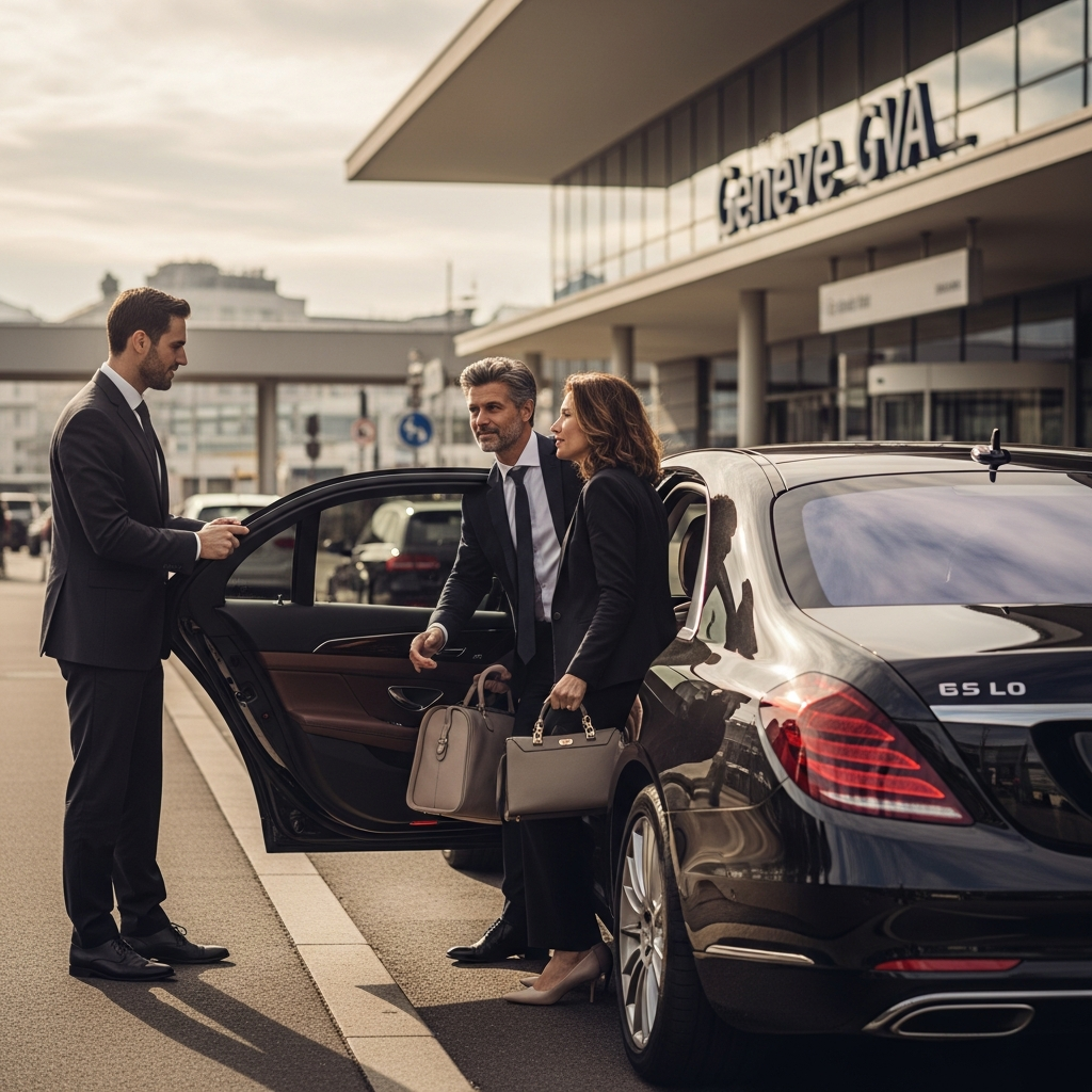 Aéroport Genève → Lyon avec Lyon VTC — alternative premium aux taxis traditionnels lyonnais