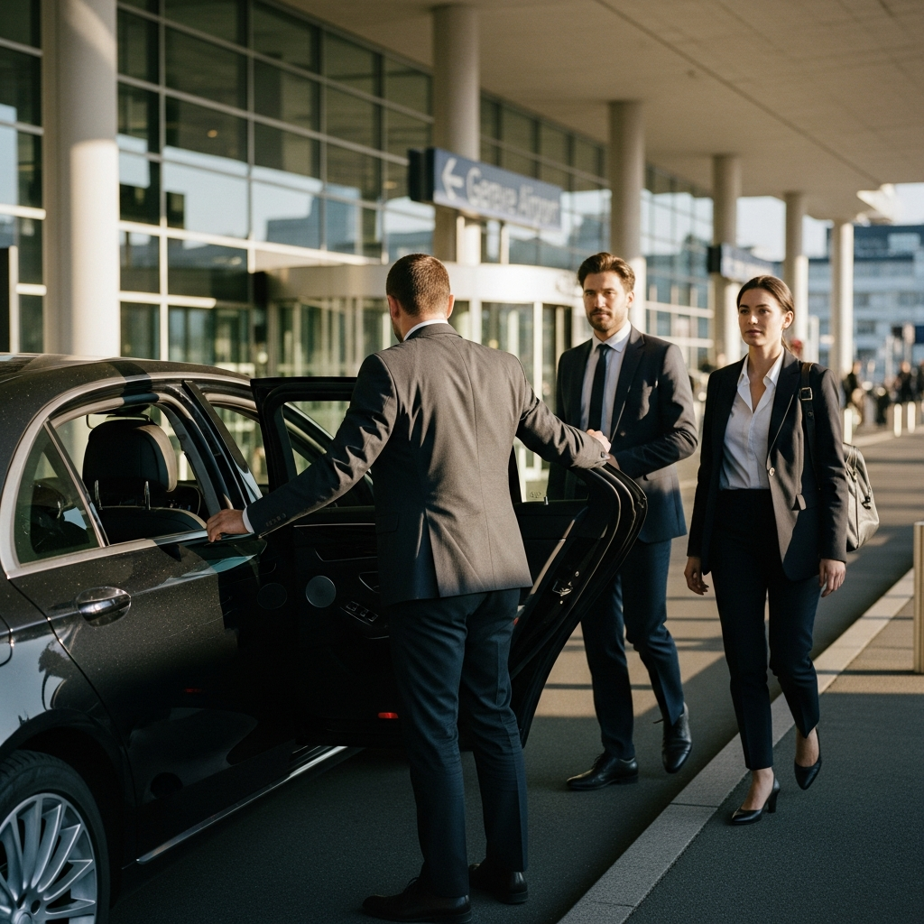 Aéroport Genève → Lyon avec Lyon VTC — transport sur mesure en voiture avec chauffeur