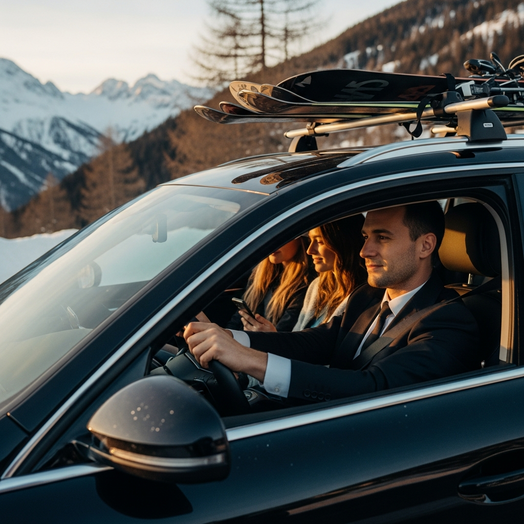 Transferts Lyon — Stations de Ski des Alpes avec Lyon VTC