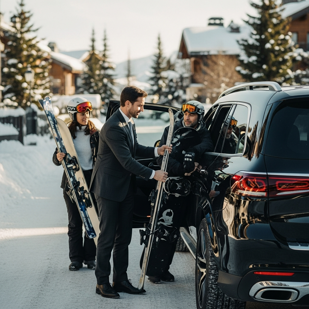 Transferts Lyon — Stations de Ski des Alpes avec Lyon VTC