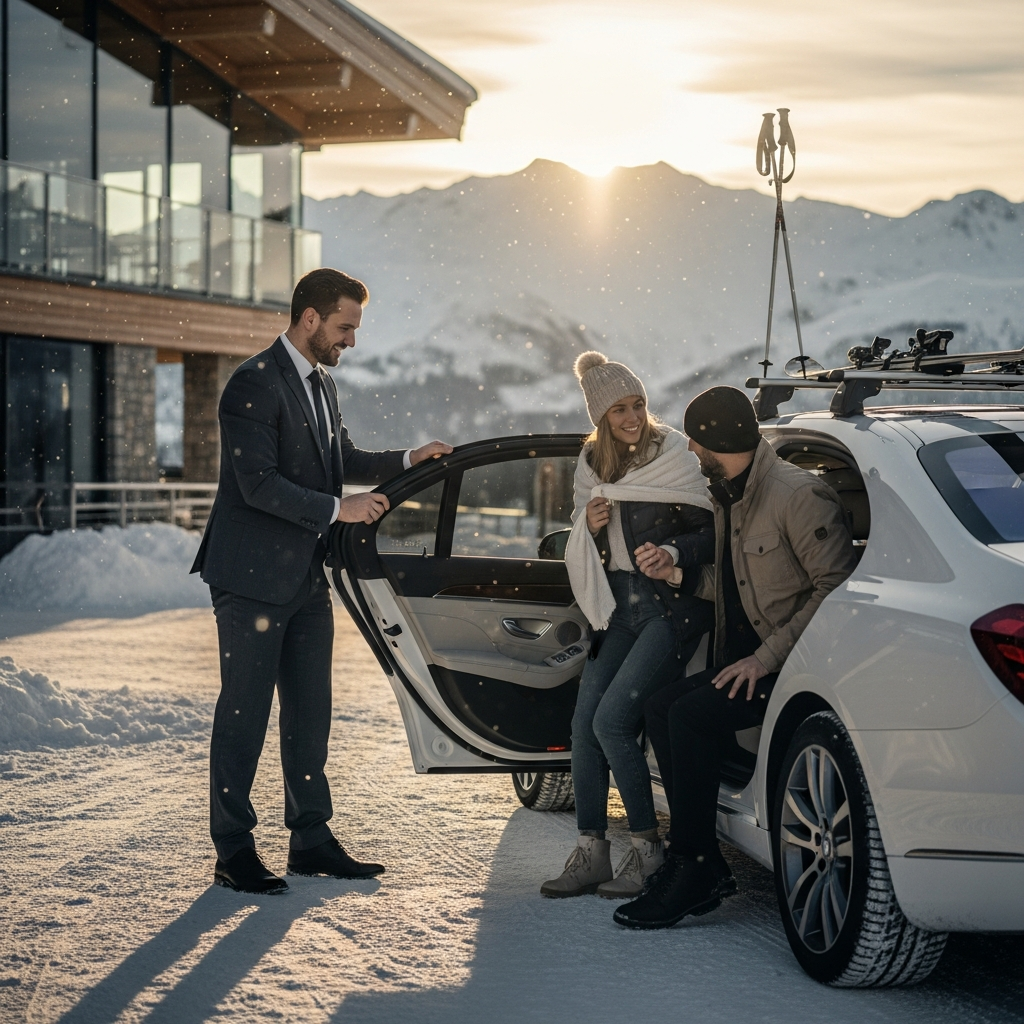 Lyon — Courchevel avec Lyon VTC — voyage en toute tranquillité avec un VTC fiable et ponctuel