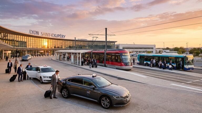 Comparatif des options de transport pour l'aéroport Lyon Saint-Exupéry en 2026