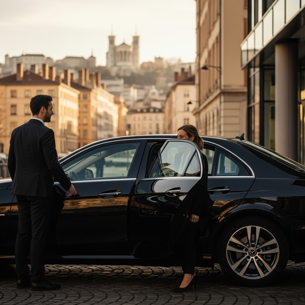 VTC Entreprise Lyon avec Lyon VTC — trajet confortable assuré par un chauffeur certifié