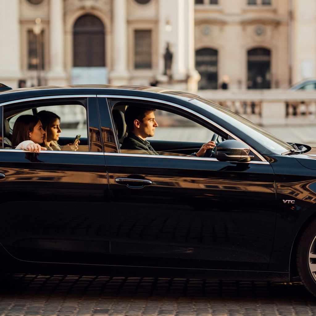VTC Lyon Centre avec Lyon VTC — en berline Mercedes Classe E premium