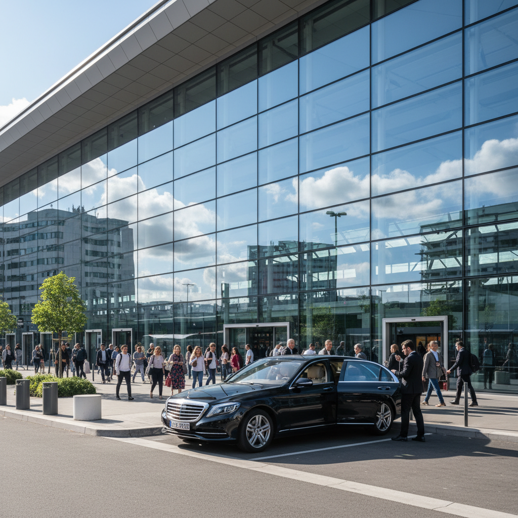 Gare Part-Dieu Lyon avec VTC en attente - Transfert gare Lyon VTC