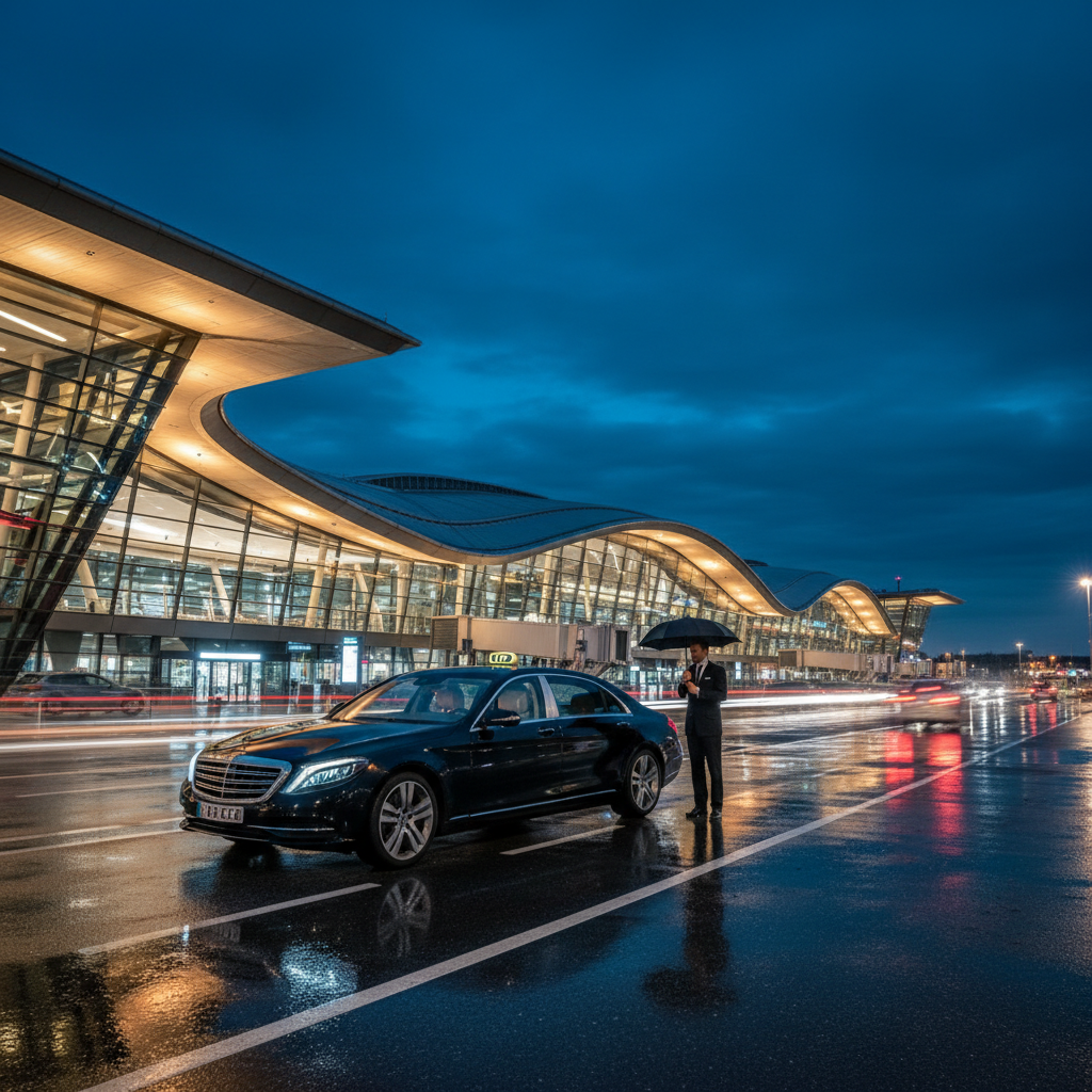 Terminal aéroport Lyon Saint-Exupéry - Transfert VTC depuis et vers l'aéroport