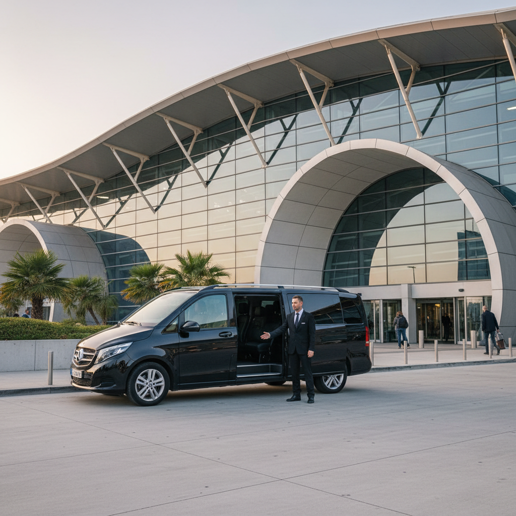 Taxi aéroport Lyon Saint-Exupéry transfert — chauffeur professionnel formé à l'accueil clientèle exigeante