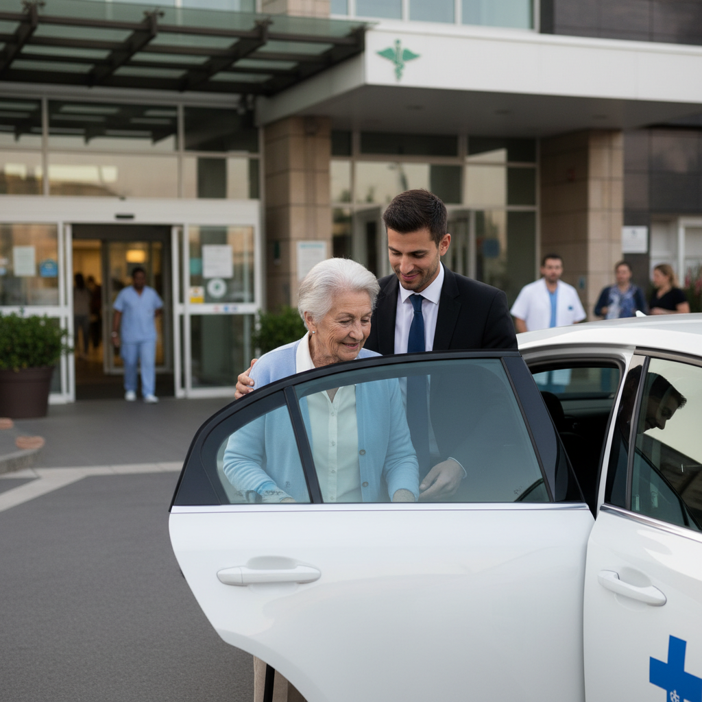 Taxi conventionné Lyon transport médical