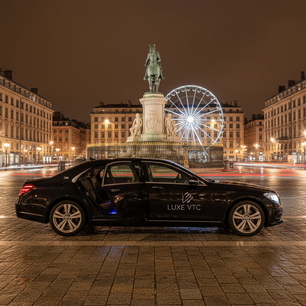 Taxi Lyon 2e arrondissement Place Bellecour — navette VTC professionnelle au départ de la métropole lyonnaise