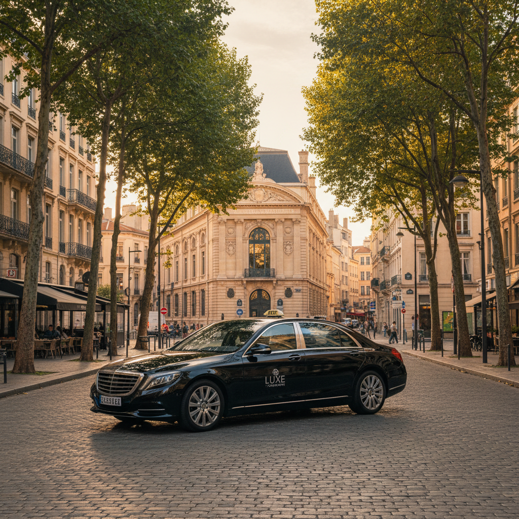 Taxi Lyon 8e arrondissement Lumière — berline Lyon VTC en service longue distance dans la région
