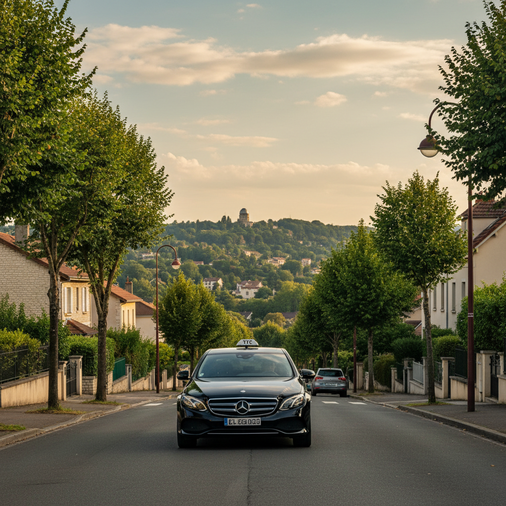 Taxi Saint-Genis-Laval sud Lyon — transfert privé sur réservation à prix fixe