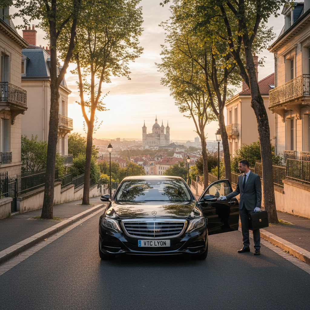 Taxi Sainte-Foy-lès-Lyon collines — avec chauffeur expérimenté pour un trajet serein
