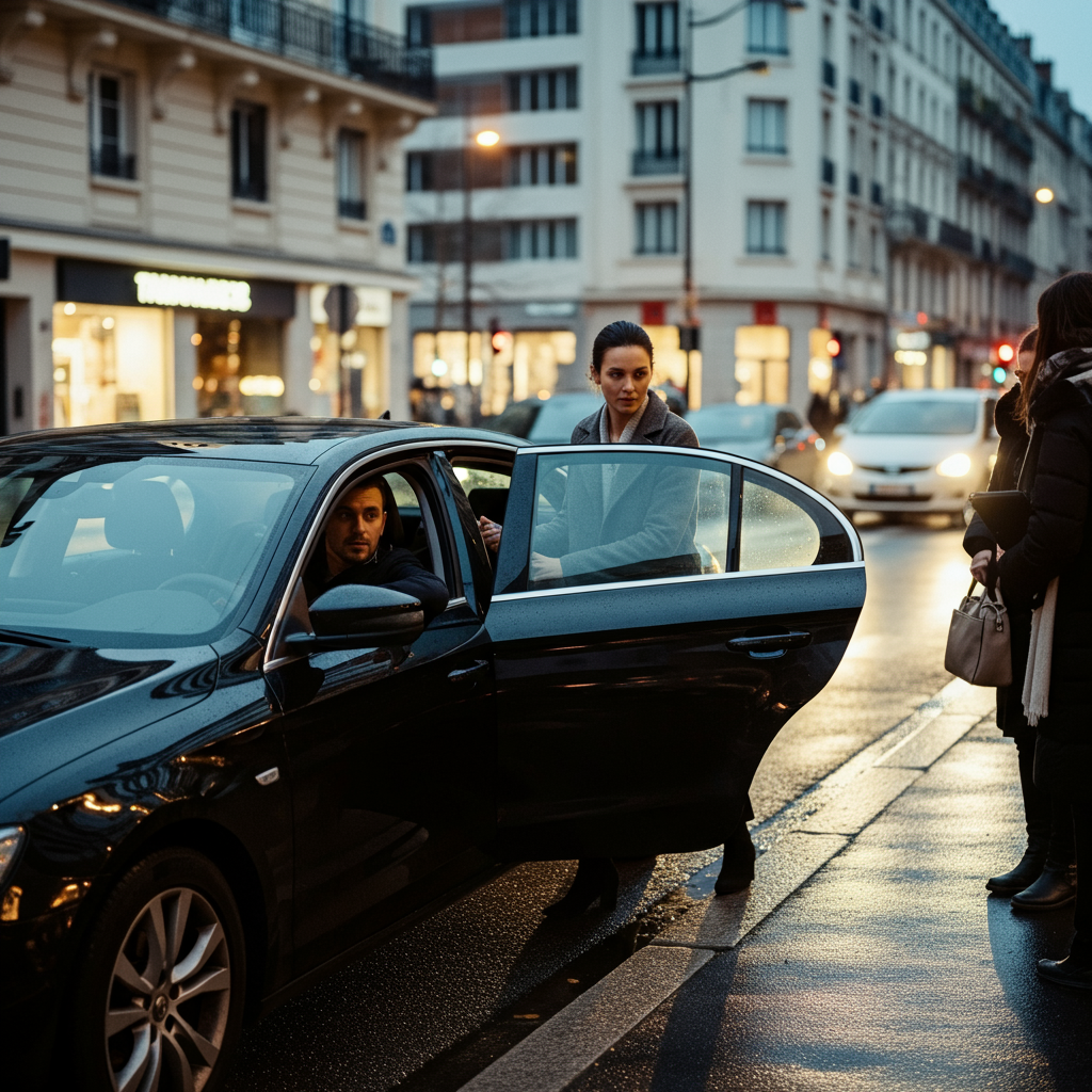 VTC Villeurbanne avec Lyon VTC — berline avec chauffeur prête au départ depuis Bron Rhône