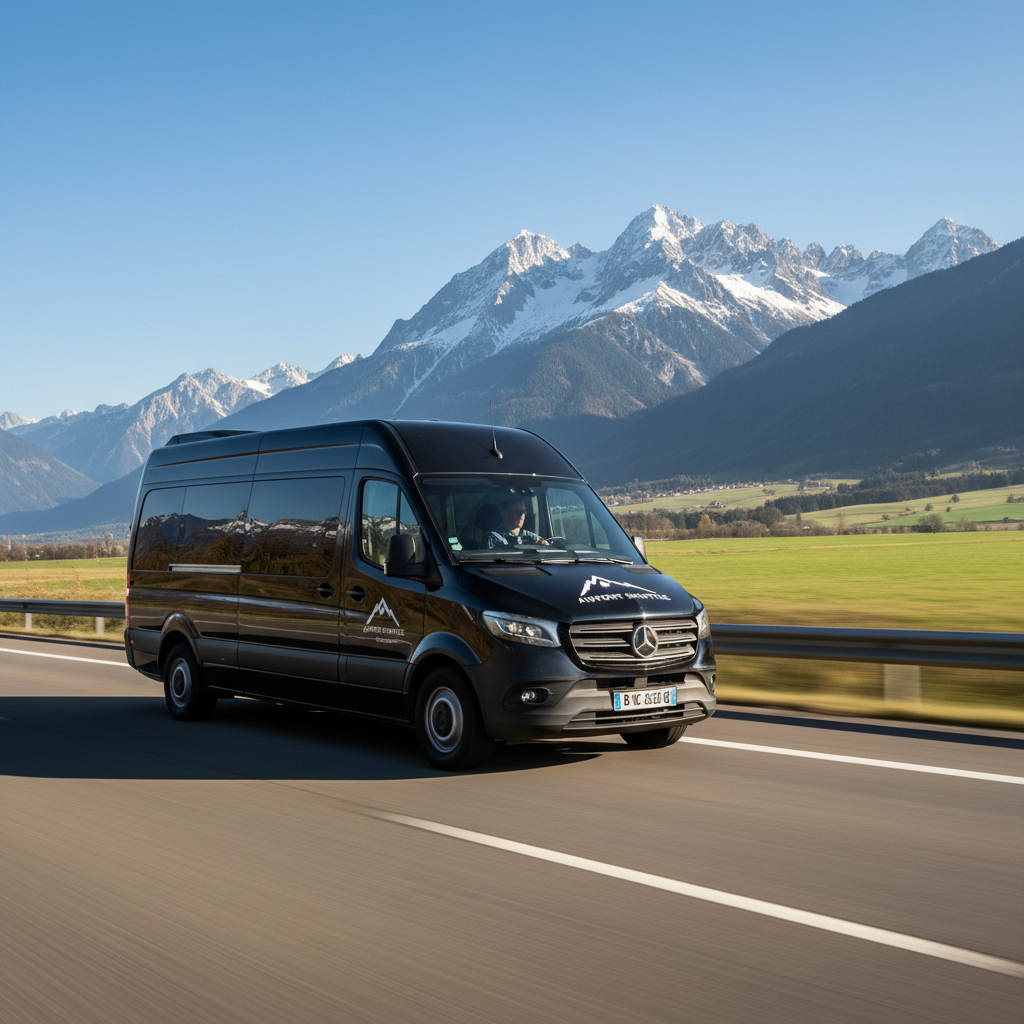 Navette VTC sur l’autoroute A48 entre Grenoble et l’aéroport de Lyon