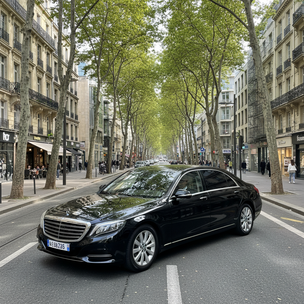 VTC sur le cours Émile Zola à Villeurbanne